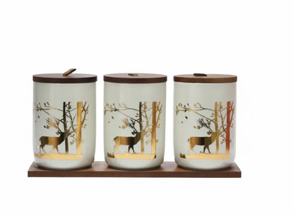 Large Porcelain texturedCoffee ant Tea set