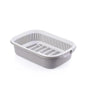 Rectangular Bowl With Strainer maxplast