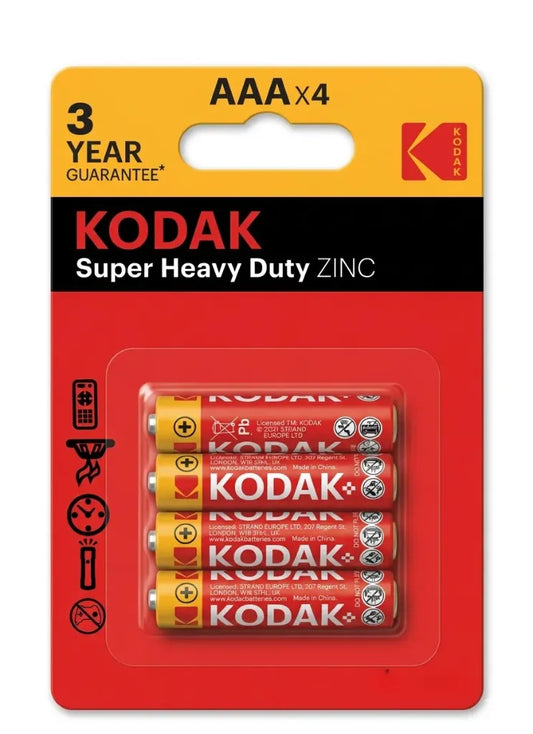 4x AAA Battery R3 Kodak