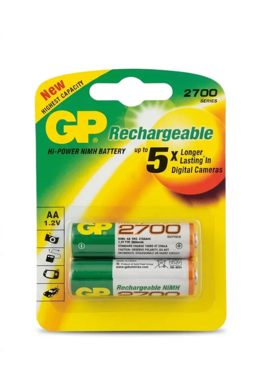 GP Batteries NiMH Rechargeable Batteries AA - Nickel Metall-Hydrid - Universal - AA -