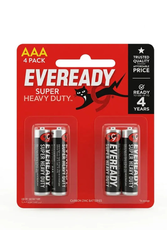 4X AAA  EVEREADY 1212BP BATTERY