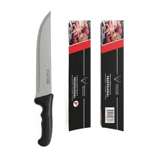 سكينة مطبخ يد اسود 9 بوصة