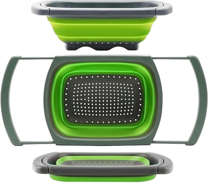 over the sink collapsible strainer