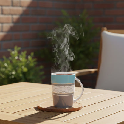 Tall Ceramic-modern mug "Good Day"