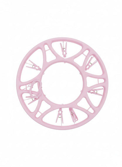 Round Plastic Hanging Laundry Sock Dryer