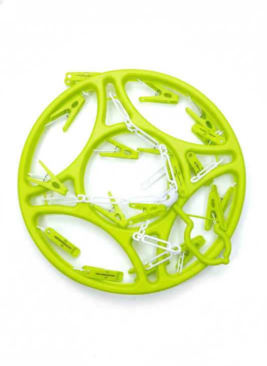 Round Plastic Hanging Laundry Sock Dryer