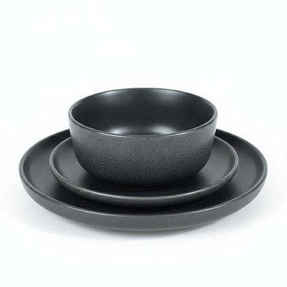 Dinnerware elegant White plate 18-PC