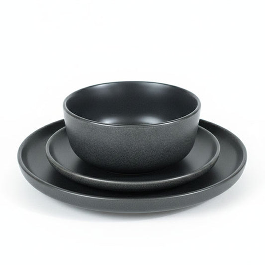 Dinnerware elegant White plate 18-PC