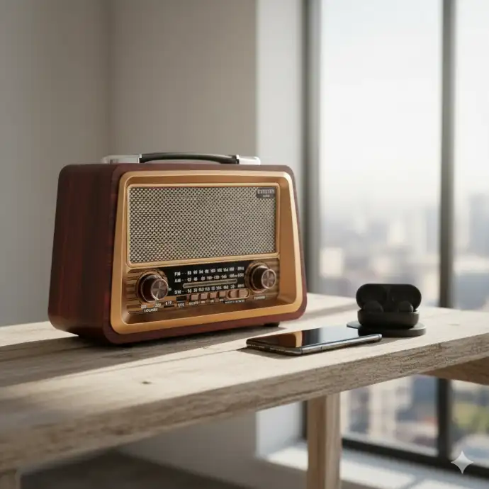 Retro radio