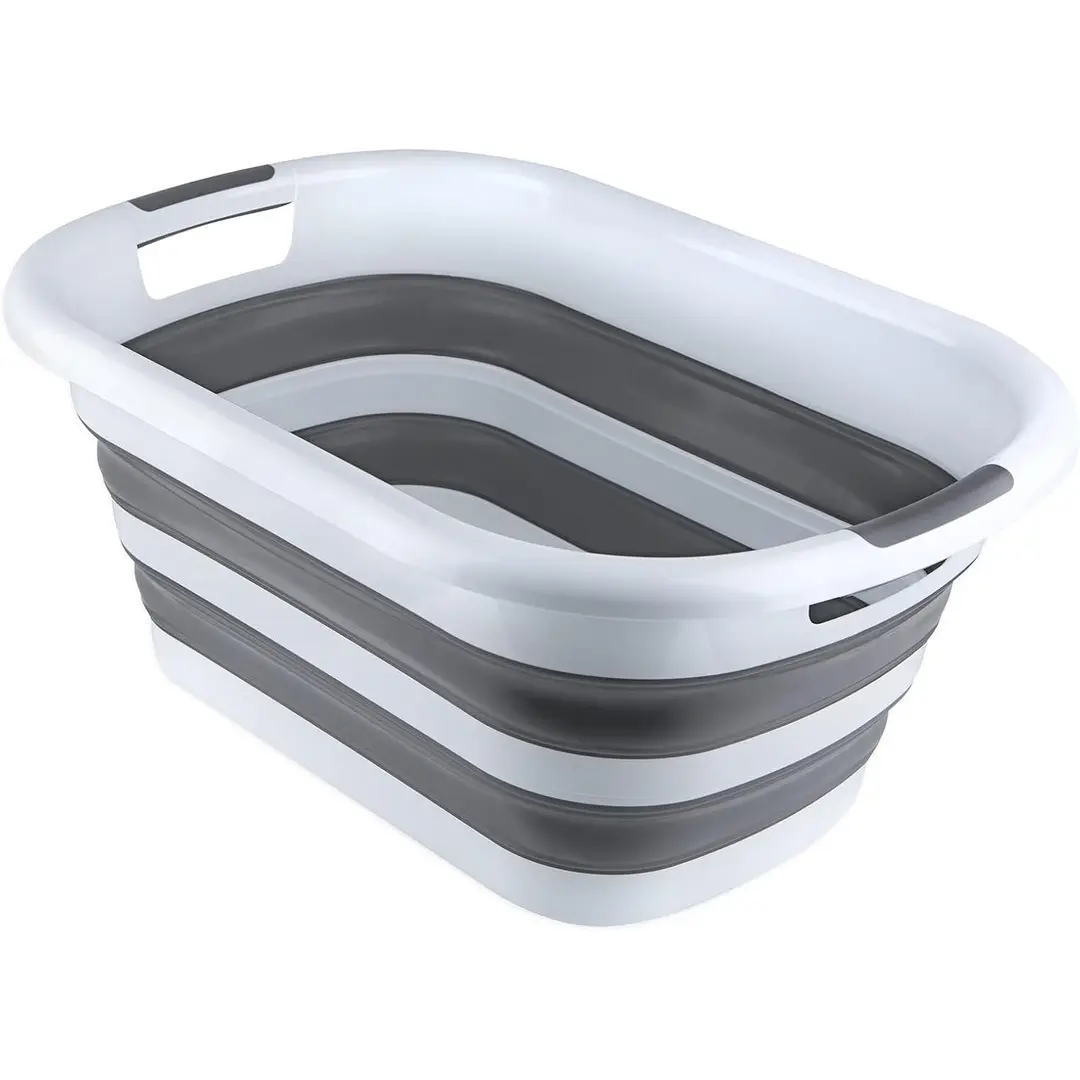 [10.0001.1.0316] Collapsible Silicon Laundry Basket 38L