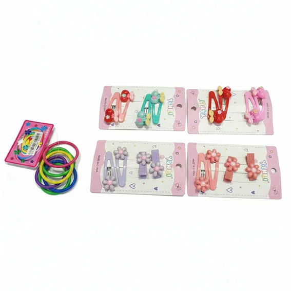 Pack of Elastic Hair Bands in Various Shapes#1